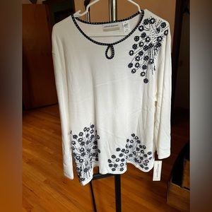 NWT SZ 2X Alfred Dunner Women's Top